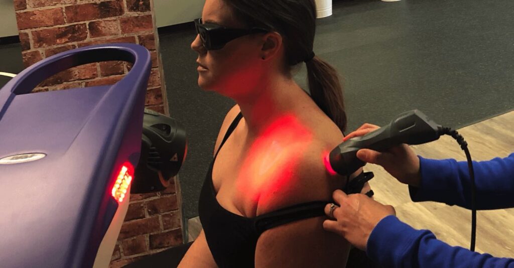 Safety precautions for laser therapy including photosensitivity and pregnancy considerations